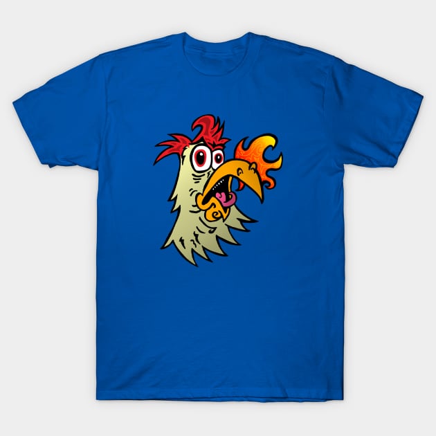 Gilbert the Fire Breathing Chicken of Doom (2022 Version) T-Shirt by mm92